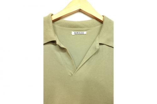 A8SP01HKのHIGH GAUGE PIQUE DOUBLE CLOTH SKIPPER POLO