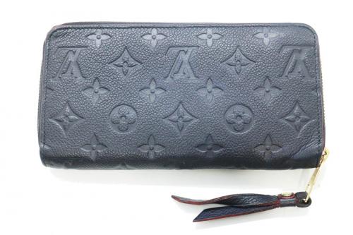 ルイ ヴィトン　のモノグラム・アンプラント ジッピーウォレット マリーヌルージュＭ62121