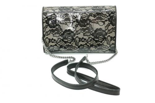 ミニショルダーバッグ　レース　クラッチバッグ　AUBREY