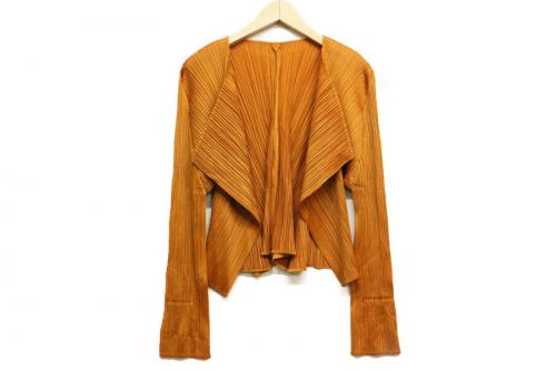 プリーツのワンピース