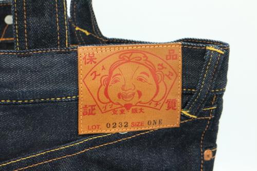 デニムトートバッグ　カモメペイント