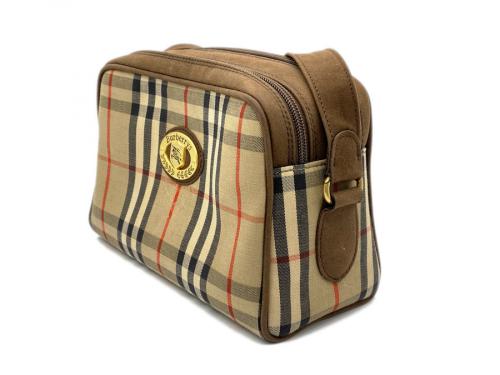 バーバリーズのオールドノバチェックショルダーバッグ