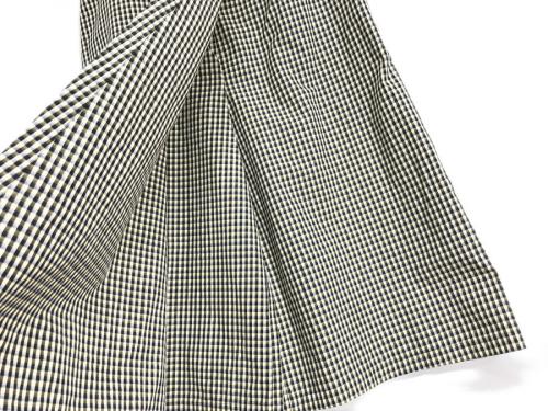 エルメスのラップパンツ　チェック　ギンガム