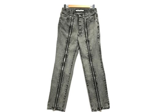 ジョン ローレンス サリバンのZipped Denim Pants ショルダーボタンニット