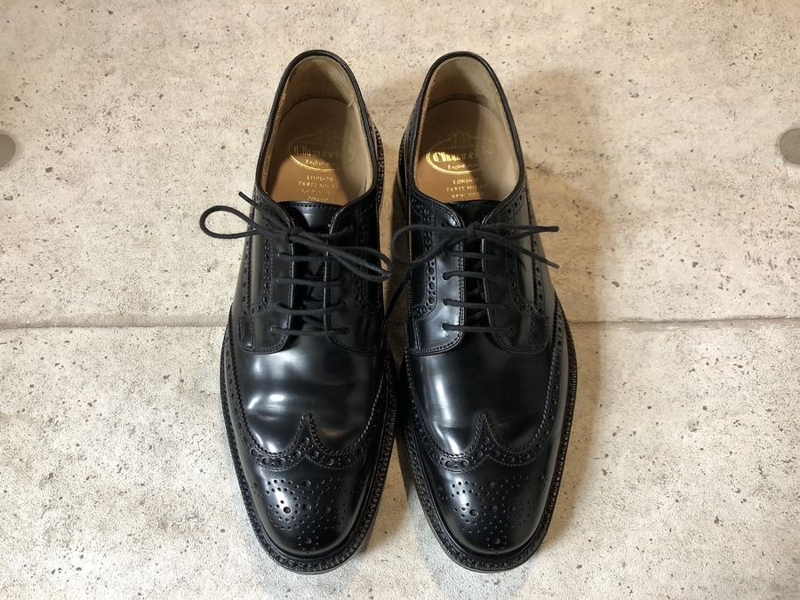 Church's チャーチ GRAFTON ウイングチップレザーシューズ 80F