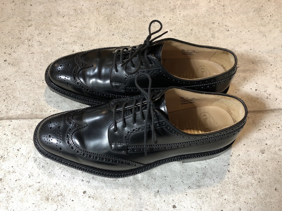 Church's チャーチ GRAFTON ウイングチップレザーシューズ 80F