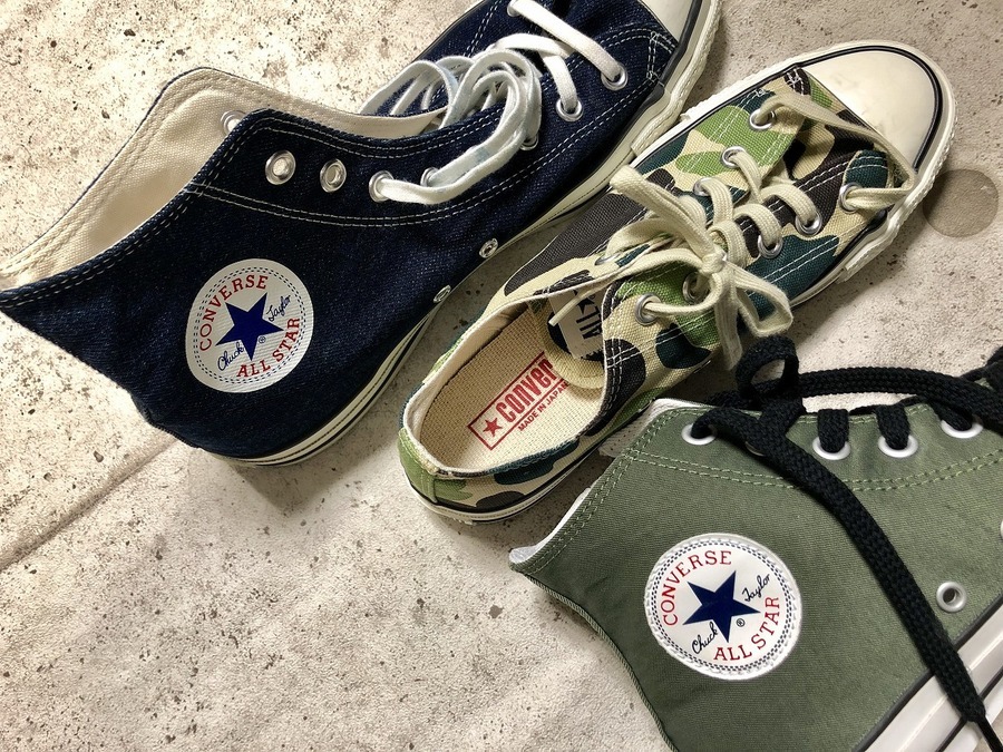 CONVERSE made in japan 100周年 カモフラ