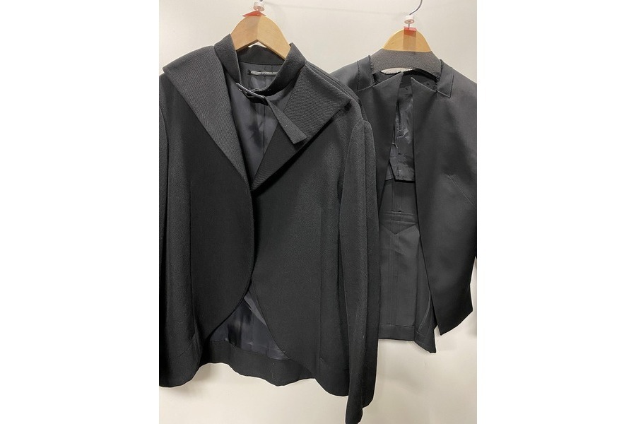 98aw Yohji Yamamoto femme マフラードッキングコート