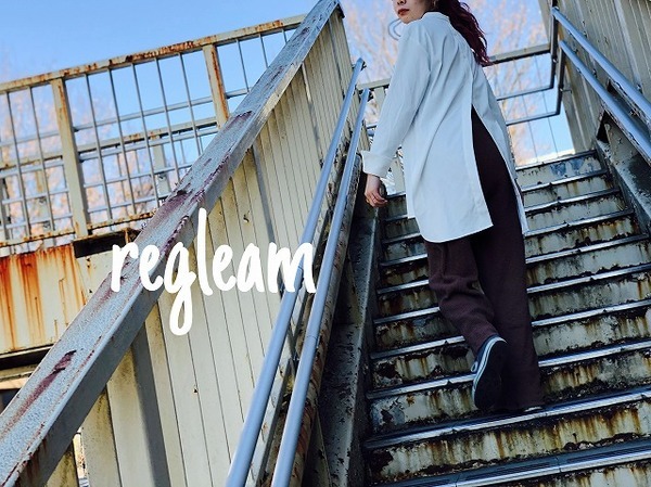 話題の新生ブランド＊]regleam(リグリーム)よりシャツワンピースが入荷