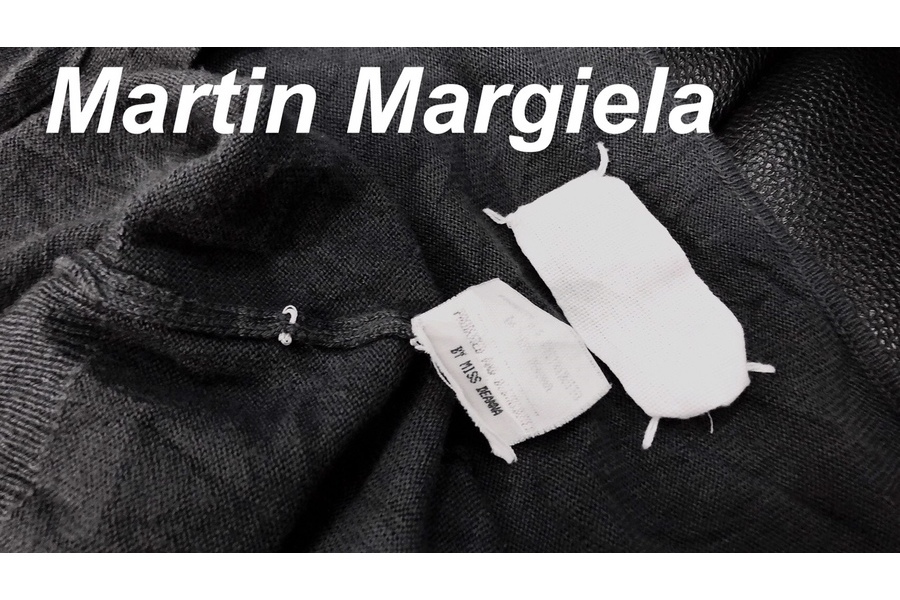 一つ買って一つ進呈 Margiela Martin 90s マルジェラ Vネックニット 白タグ ニット/セーター