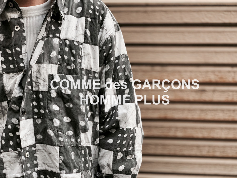 【希少】Comme des Garçons HOMME PLUS 柄シャツ貴重なエルメス期のシャツです