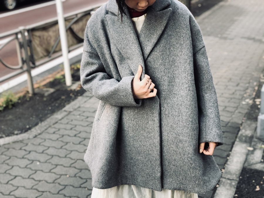 ENFOLD エンフォルド 14AW ショートビーバーAラインコート