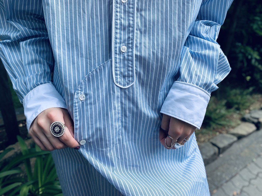 JUN MIKAMI/ジュン ミカミよりALMO COTTON CLERIC SHIRT/アルモ