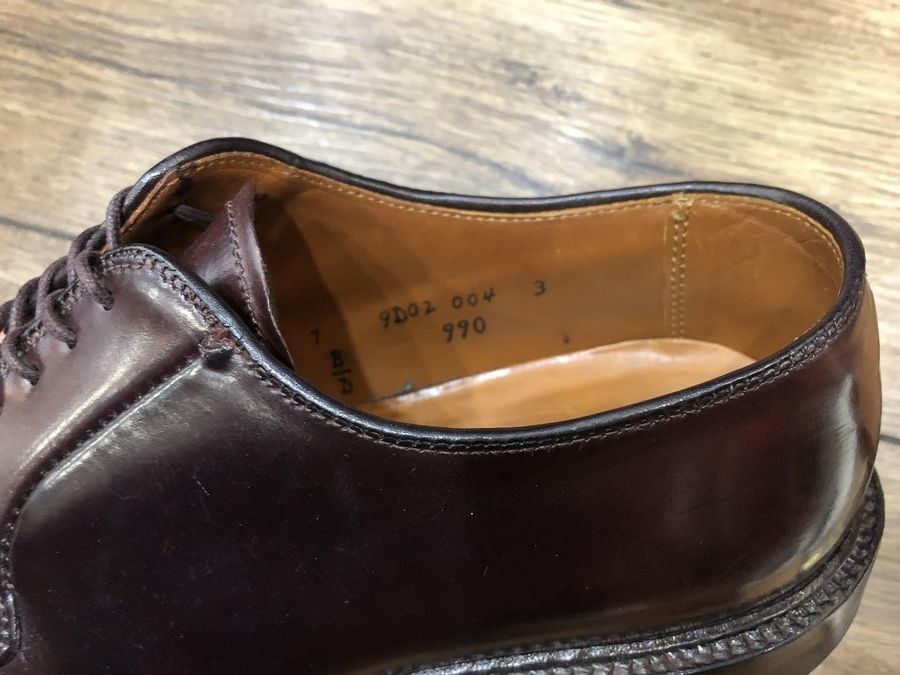 ALDEN/オールデンから定番の990をお買取り致しました。[2021.08