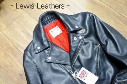 「サイクロンのLewis Leathers 」