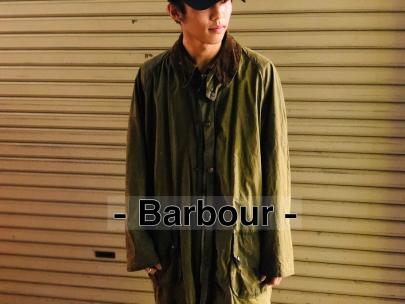 「ヴィンテージアイテムのBarbour 」