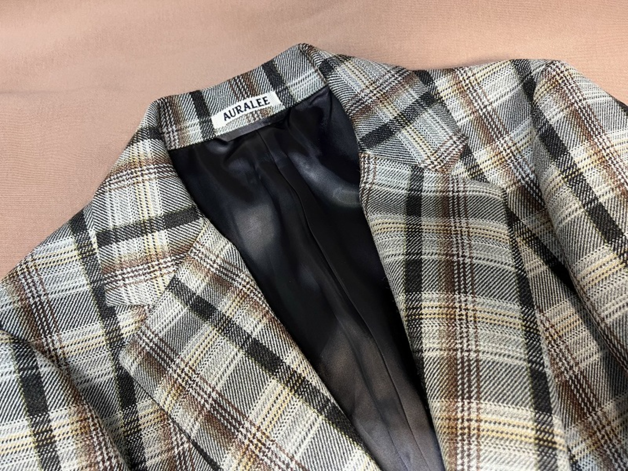AURALEE/オーラリー】より「DOUBLE FACE CHECK CHESTERFIELD COAT 