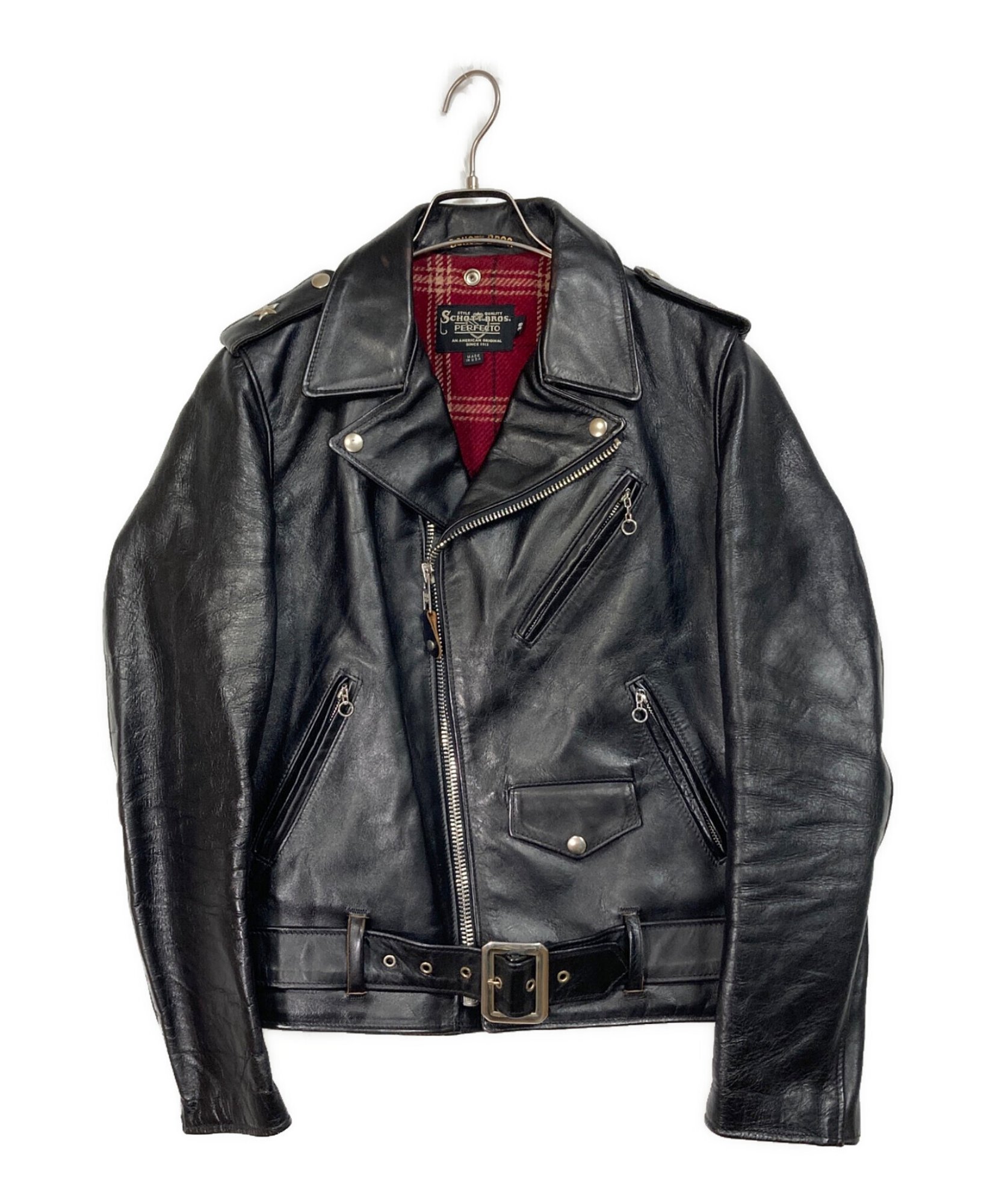 Schott ショット ダブルライダース ホースハイド 馬革 USA製 Schott / ショット】ホースハイド ワンスター ダブルライダース