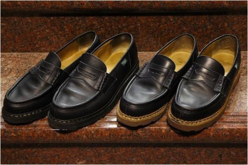 レザーシューズのパラブーツ