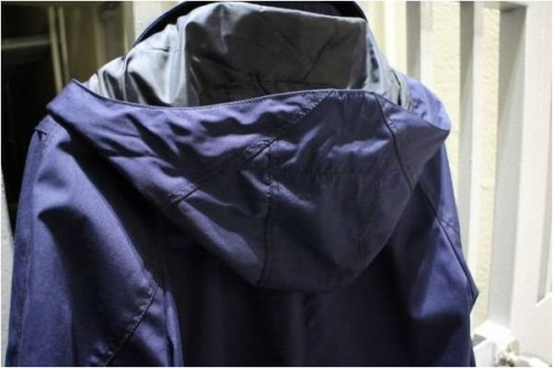 ステンカラーコートのTHE NORTH FACE PURPLE LABEL