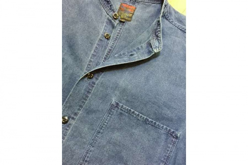 フェリシンビッシュデニムのスタンドPDシャツ