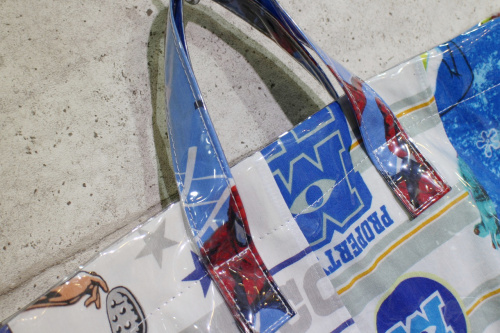 コムデギャルソンシャツのPVCトートバッグ