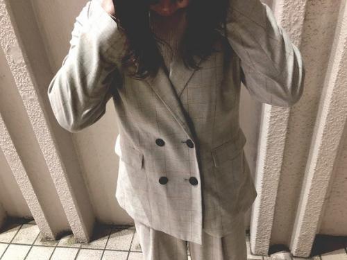 セットアップのセットアップコーデ