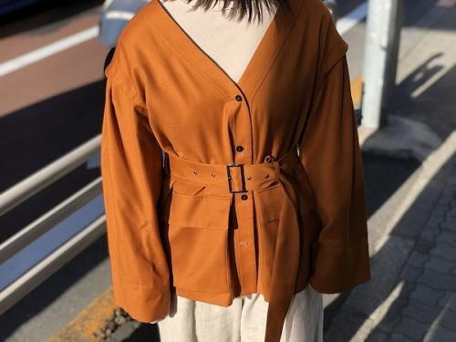 ツイストウールミリタリーブルゾンのレディース