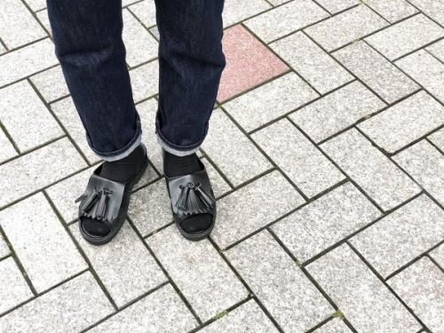 ベンチのタッセル