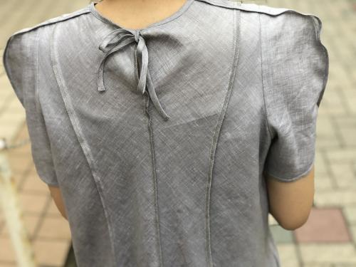 プレインピープルのファインリネンワンピース