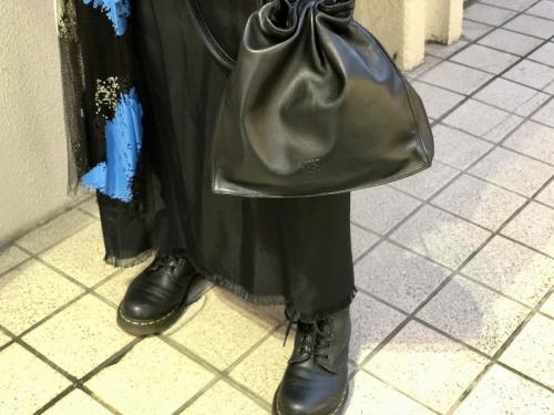 アナグラム巾着バッグのユニセックス