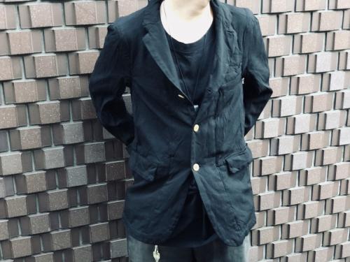 コム デ ギャルソン オム プリュス エバー グリーンの縮絨ジャケット