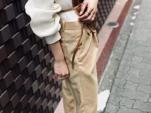 WOOL SERGE TROUSERSのレディース