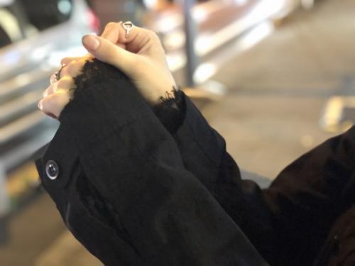 ワイズのレーススリーブミリタリージャケット