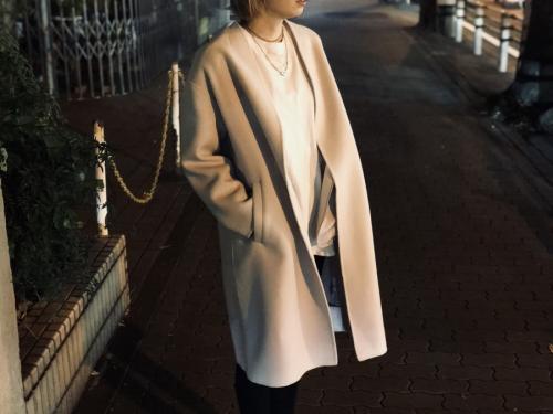 スピック＆スパンのWフェイススタンドカラーコート