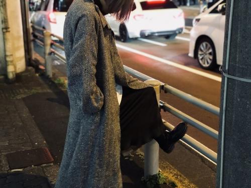 ヘリンボーンコートのレディース