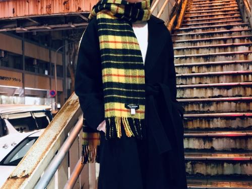 マフラーのメンズ