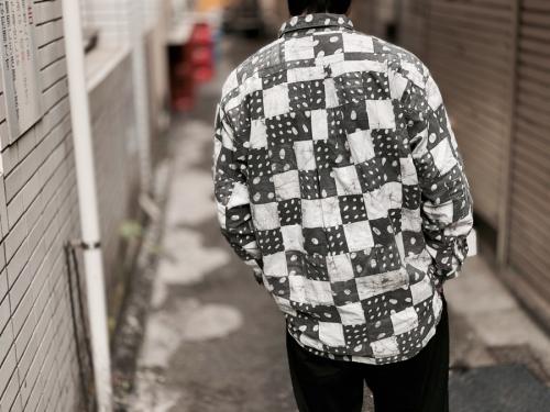 コムデギャルソンオムプラスの総柄シャツ