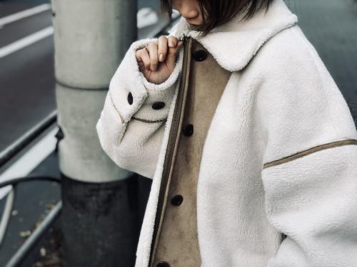 トゥデイフルのボアジャケット