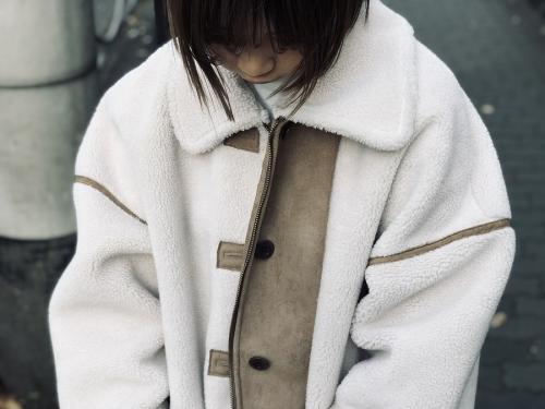 ボアジャケットのレディース