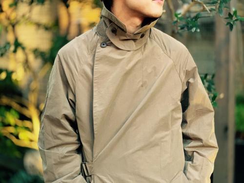 コモリのNylon Cotton Tielocken/ナイロンコットンタイロッケンコート