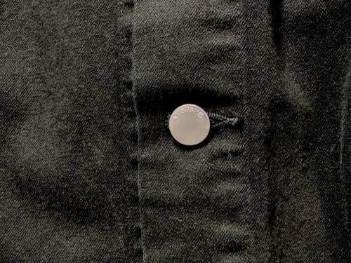 バックジップデニムシャツジャケットのメンズ