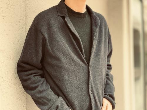コモリのブリティッシュウールニットジャケット