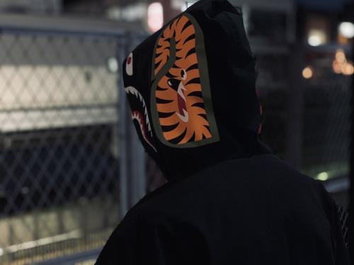 shark hood jacket/シャークフードジャケットのメンズ