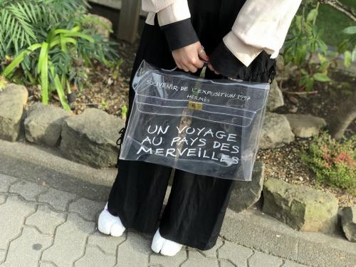 エルメスのビニールケリー