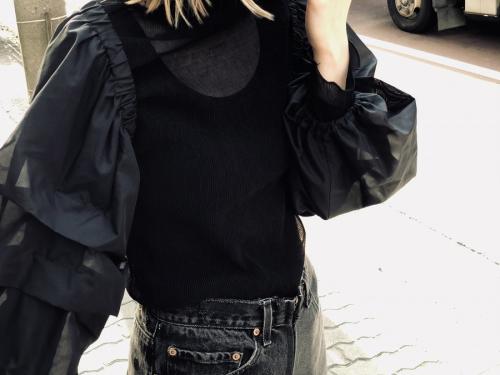 ラインヴァンドのBelted Sleeve Shirts