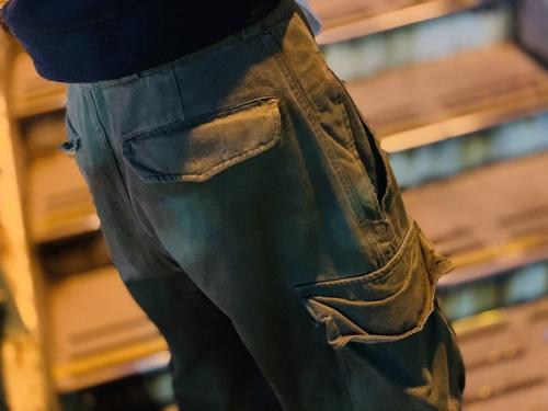 ヘリンボーンM47カーゴパンツ 60年代  TROUSERS 後期 M-47のメンズ
