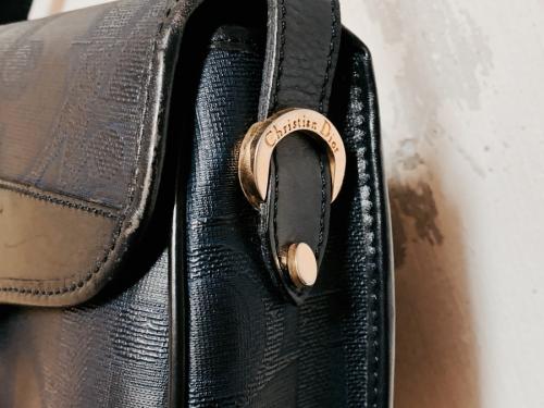 クリスチャン ディオールのトロッター柄PVCショルダーバッグ