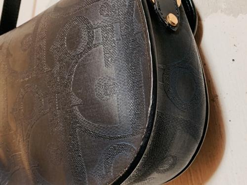 トロッター柄PVCショルダーバッグのレディース