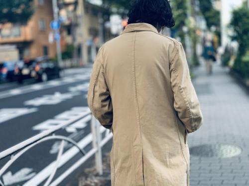 ブリティッシュアーミーのChange Button Work Coat/チェンジボタンワークコート